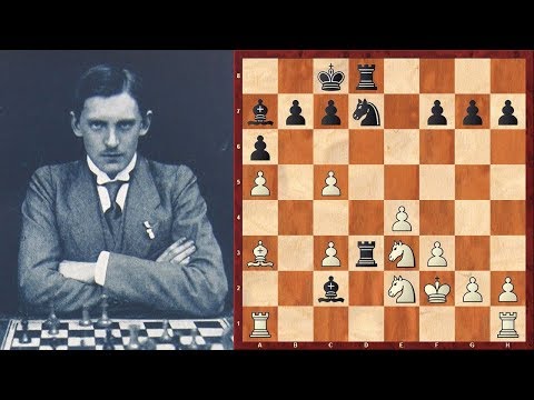 Видео: Шахматы. Александр Алехин. Красивая АТАКА НА КОРОЛЯ в испанской партии!