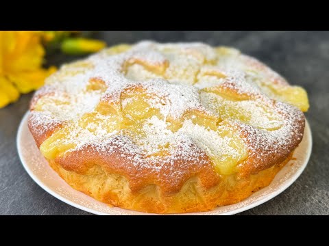 Видео: У вас есть лимон?🍋 Мой любимый рецепт итальянского лимонного пирога! Торт за 15 минут.