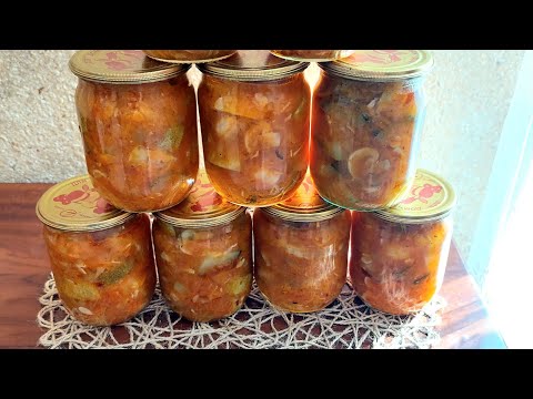 Видео: ГОТУЮ КОЖНОГО РОКУ 50 БАНОК.КАБАЧКИ З ПЕЧЕРИЦЯМИ В СОУСІ САЦЕБЕЛІ НА ЗИМУ