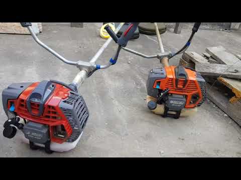 Видео: Бензокоса Oleo-Mac BCH 40T vs. Триммер Efco DSH 400T