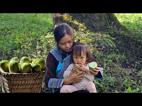 Видео: Мать-одиночка ест гигантские огурцы — простая сельская жизнь, полная сил