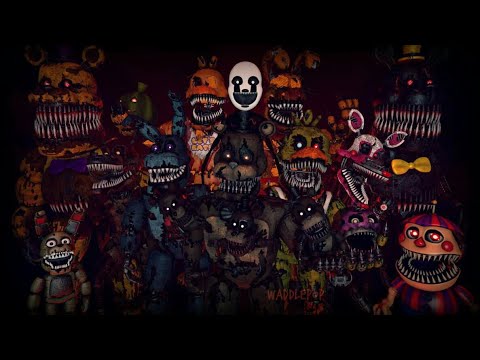 Видео: Песни в головах аниматроников FNaF 4 (часть 1)