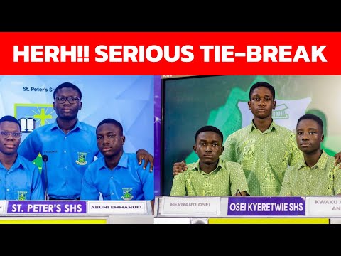 Видео: Херх 😭🔥 Какой серьёзный тай-брейк у Сент-Питерс и О'КЕСС | #NSMQ2025