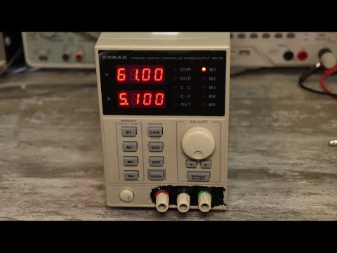 Видео: Легендарный KORAD. Обзор мощного лабораторника KA6005D 60V 5A
