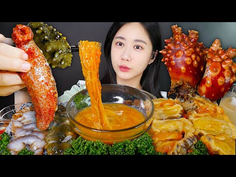 Видео: МУКБАНГ Морской Огурец И Кишки Морского Огурца🧡 Морской Ананас | MUKBANG | АСМР | EATING SHOW