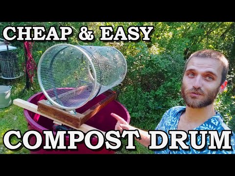 Видео: Изготовление вращающегося компостного фильтра-бурабана – сита для биомассы