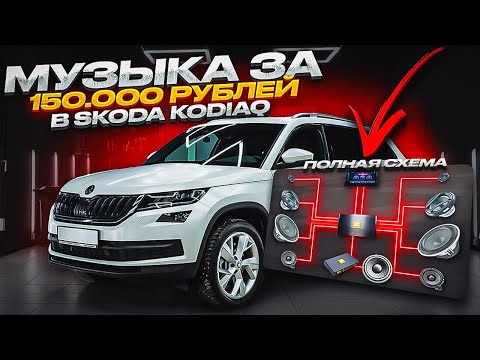 Видео: АУДИОСИСТЕМА НА КАЧЕСТВО за 150 000 рублей. ЧТО У НАС ПОЛУЧИЛОСЬ? В автомобиле SKODA KODIAQ