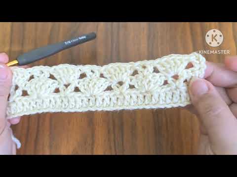 Видео: Как связать женскую шаль крючком быстро, мягким и веселым швом.