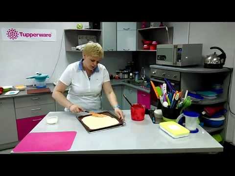 Видео: Рулет лимонный. Силиконовый противень Tupperware