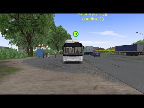 Видео: Omsi 2. Чистогорск. Маршрут 38. МАЗ 203