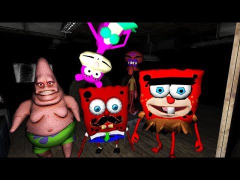 Видео: СРАЗУ 5 МОНСТРОВ СПАНЧБОБА В БОЛЬНИЦЕ - Sponge Hospital Five Nights at Red Bob 3D