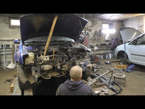 Видео: Volkswagen Bora вытяжка передних лонжеронов