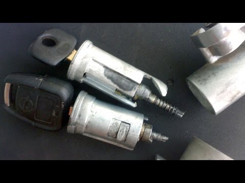 Видео: Ремонт и сборка замка зажигания. Восстановление личинки. Opel Vectra B.
