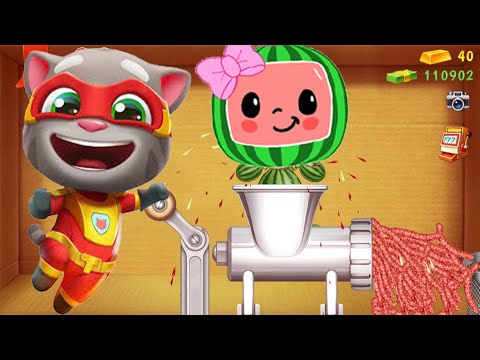 Видео: Том Хиро против Кокомелона Бади против Жуткой МЯСОРУБКИ | Kick The Buddy