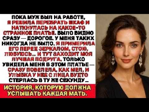 Видео: Пока муж был на работе, я решила разобрать шкаф и наткнулась на какое-то странное платье…