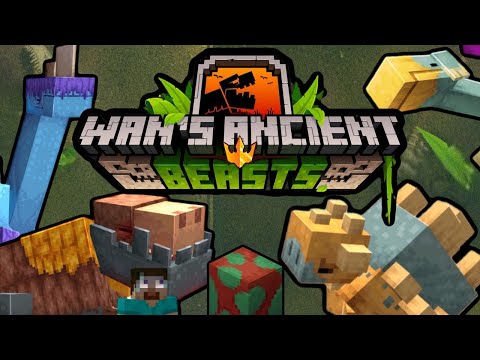 Видео: ОБЗОР МОДА WAN’S ANCIENT BEASTS ДРЕВНИЕ ДИНОЗАВРЫ МАЙНКРАФТА