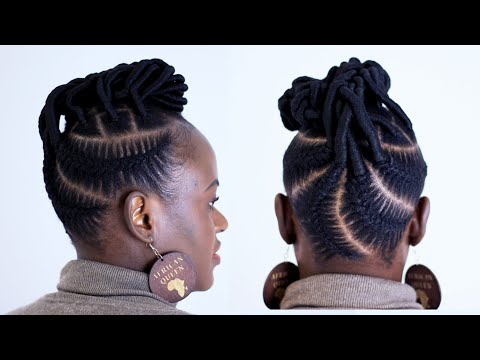 Видео: Косички, заплетенные спицами и пряжей, с искусственными локонами