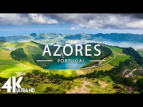 Видео: FLYING OVER AZORES (4K UHD) — Расслабляющая музыка и красивые видеоролики о природе — 4K Video Ultra