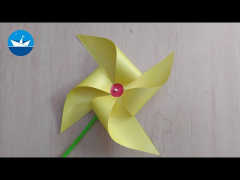 Видео: Как Сделать Ветряную мельницу Из Бумаги/How to Make a Paper Windmill/Origami Windmill