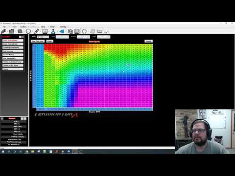 Видео: как настроить консервативные таблицы времени зажигания всех двигателей и целевого соотношения воз...