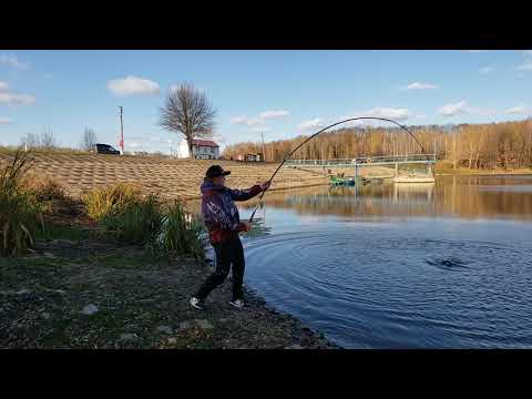 Видео: Маховая удочка FanFish OS-1 Osny. Тест на воде 12 кг