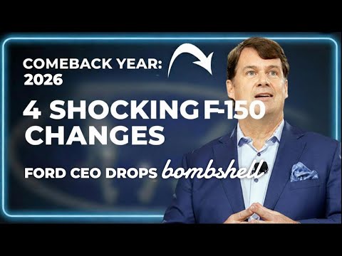 Видео: Генеральный директор Ford раскрывает 4 шокирующих изменения в F-150 2026 года, которые уничтожат ...