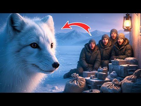 Видео: Песец утащил ботинок — и привёл к забытым запасам