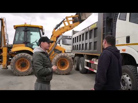 Видео: Техника CATMANN и FAW на стройке