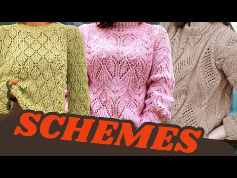 Видео: 💥Простые узоры спицами для люксовых свитеров. 👍 Simple knitting patterns for luxury sweaters.