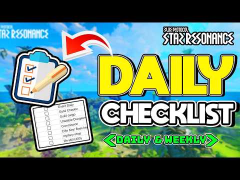 Видео: Ежедневное и еженедельное руководство FAST по резонансу звезд Blue Protocol