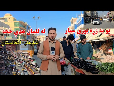 Видео: Утренняя жизнь рынка в Джелалабаде | Свежие овощи и фрукты в Laghman Hadda