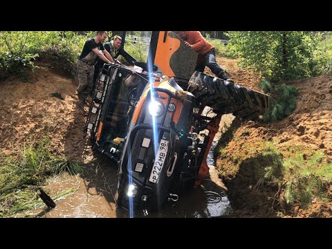 Видео: Уаз на 42 перевернулся, Wrangler yj, Suzuki jimny, Nissan patrol, Suzuki samurai и другие)