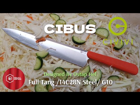 Видео: NEW2025‼️CIVIVI "CIBUS",C23048-3.ОЧЕНЬ ДОСТОЙНЫЙ НОЖ ШЕФ-ПОВАРА с дизайном от OSTAP HEL.Обзор.‼️