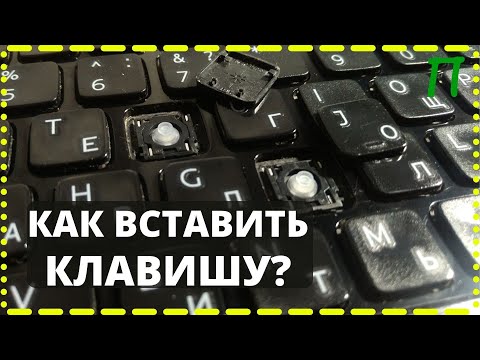 Видео: Как вставить кнопку в клавиатуру ноутбука