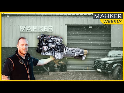 Видео: Установка двигателя BMW M57 на шасси Marsland Land Rover Defender || Mahker Weekly EP106