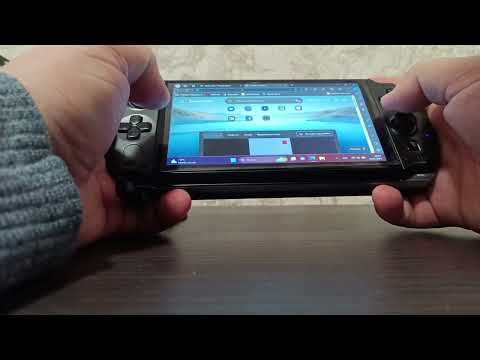 Видео: GPD Win 4. Как управлять системой стиками, крестовиной, куртками. Как ощущается клавиатура.