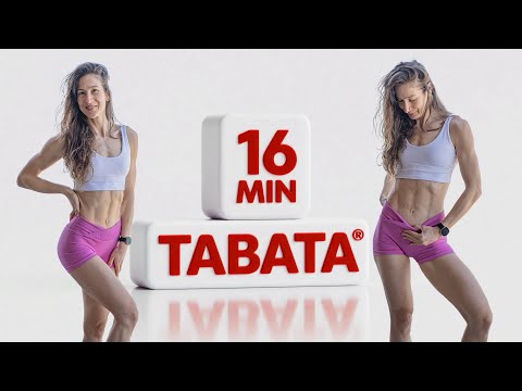 Видео: 16-минутная тренировка Табата для сжигания жира | Занимает все тело, без оборудования, быстро сжи...