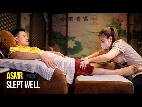 Видео: ASMR 🌙 Я так хорошо спал после этого массажа ног и тела