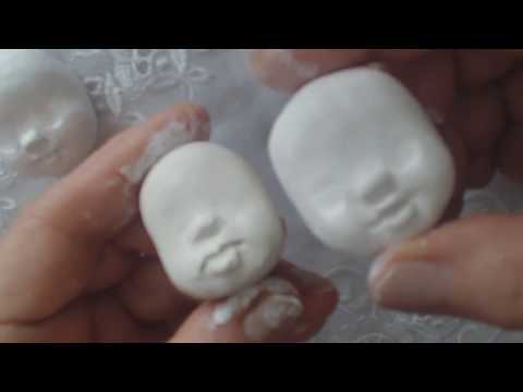 Видео: Лепка головы для ватных игрушек и не только. Лепим голову куклы из пластика самозатвердевающего