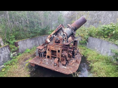 Видео: ТУМАННЫЙ мыс Безымянный и 41 РЖАВАЯ батарея