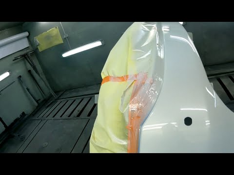 Видео: INFINITI QX 70S ремонт разрыва на заднем бампере ч 2