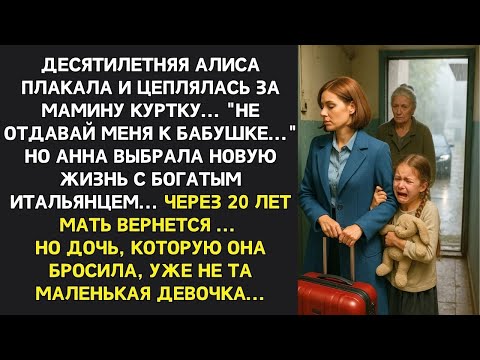 Видео: ＂Мама, не отдавай меня к бабушке   ＂ Но мать уехала с новым мужем, оставив дочь, но когда вернул