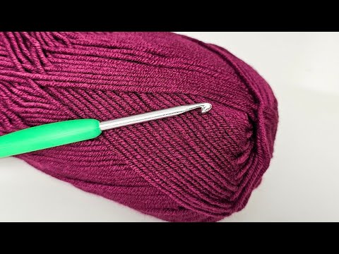 Видео: Этот стежок – мой любимый. Он прост и красивый. Вязание крючком