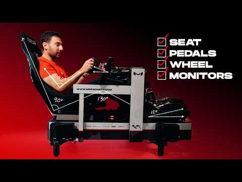Видео: Положение сиденья Pro GT Driver Sim: почувствуйте себя водителем автомобиля GT3!