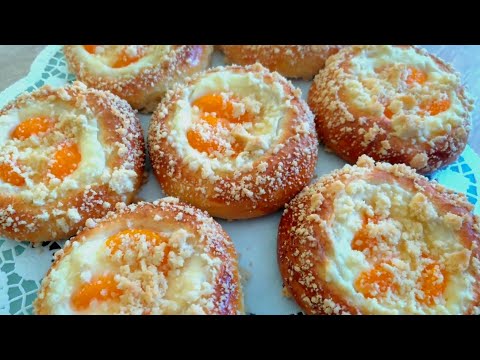 Видео: ВАТРУШКИ С КРЕМОМ! Ну очень вкусные!*