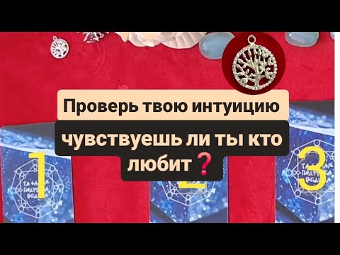 Видео: Проверь твою интуицию☝️,кто тебя любит❓️❤️ #таролюбовь 