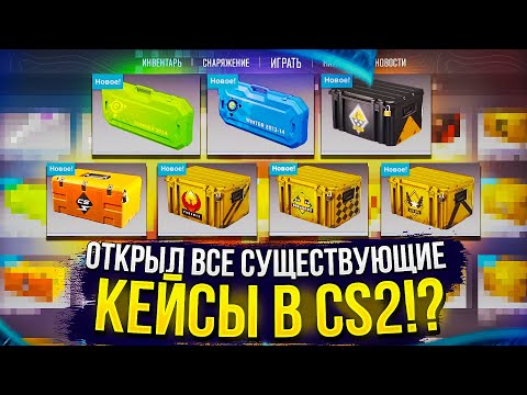 Видео: Открыл ВСЕ СУЩЕСТВУЮЩИЕ КЕЙСЫ в CS2! #cs2 #кс2 #opencase