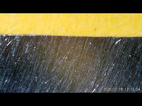 Видео: Полтавские алмазные бруски МО 100/80 - 80/63 под микроскопом