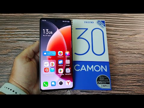 Видео: TECNO CAMON 30 Распаковка / Настройка / Первое Знакомство