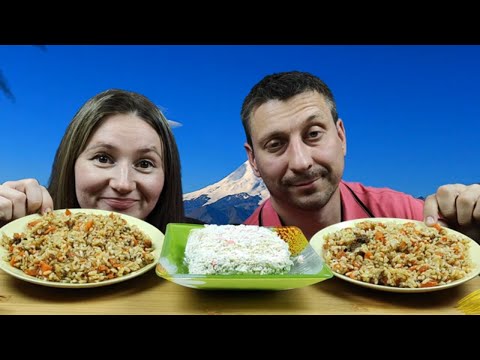 Видео: РУССКИЙ МУКБАНГ ПЛОВ ОТ НАСТИ | RUSSIAN MUKBANG PILAF FROM NASTYA #pilaf #mukbang #мукбанг